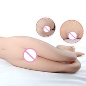 Silicone Tight Pussy Vagina Big Ass Realistic Half Body Sex Doll Torso Legs Male Adult Sex Toy For Man Masturbating invented by automatic woman